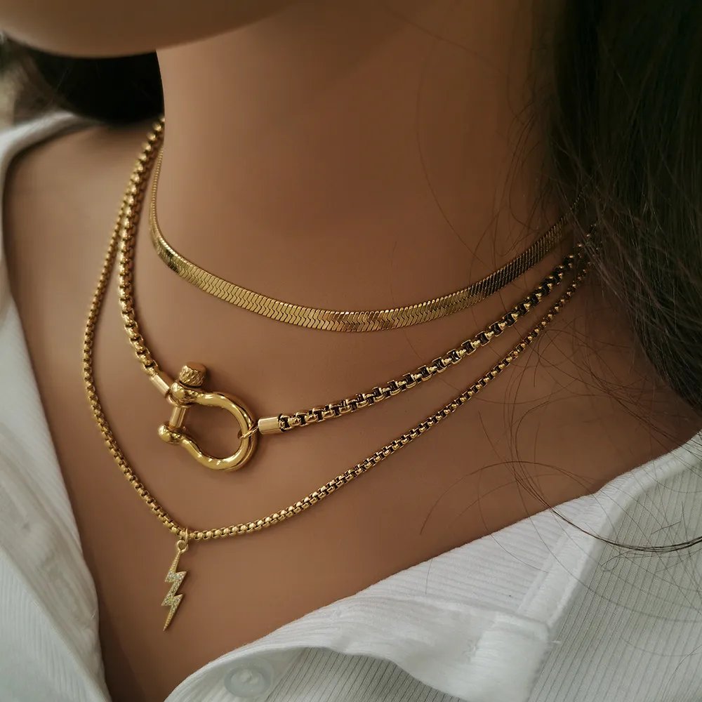 ShipACenter's tweet image. ✨ Elevate your style with our Stainless Steel Horseshoe Pendant Necklace! 💎 Perfect for the modern woman who loves a touch of elegance. 💖 #FashionJewelry #ClavicleChain 
 #NecklaceStyle #StainlessSteelBeauty
shipacenter.com/products/stain…