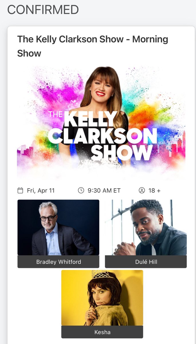 matutahoot's tweet image. perfect timing!!!
can’t wait for the animal convention at the Kelly Clarkson Show 😏🎉🍾🦖🐯
#K6 #KESHAISCOMING