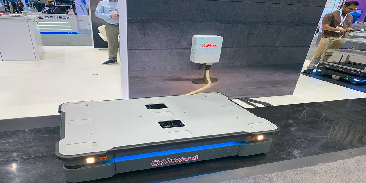 robotics247's tweet photo. It was another busy day at #ProMat2025, as show attendees were treated to further demos and presentations from around the #robotics and #automation landscape. Check out some of the sights from #ProMat here: https://t.co/0BqQHTcSAU