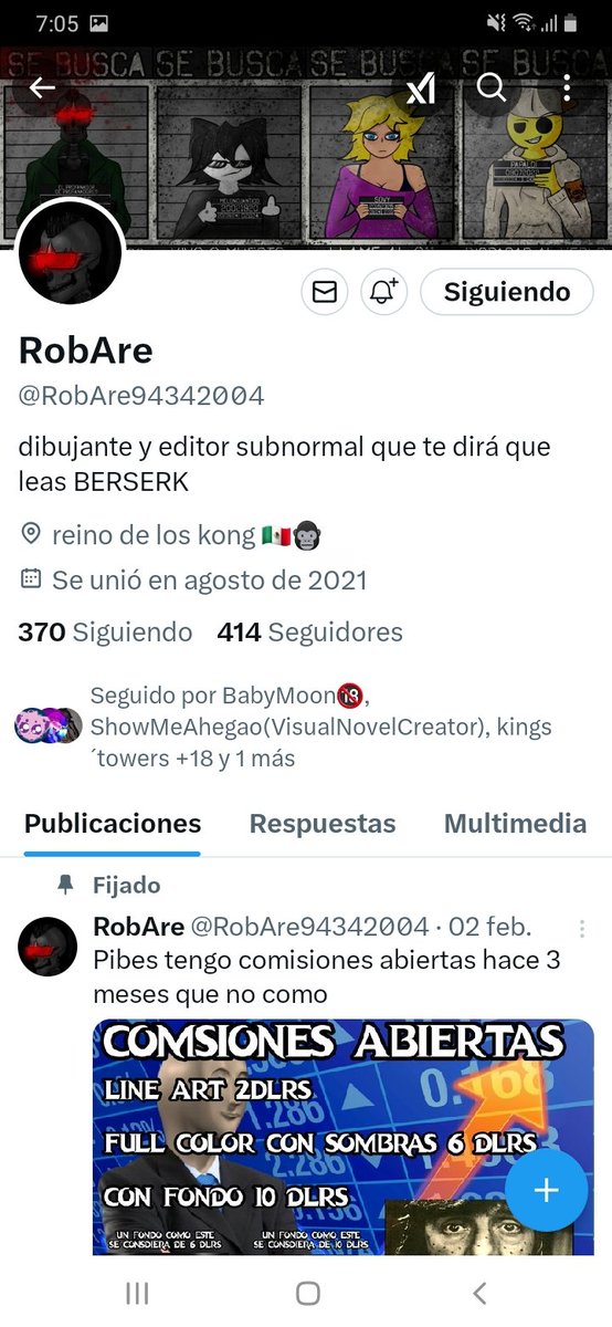 Esta cuenta esta enviando mensajes haciendo fishing. Mucho cuidado. No abrir sus enlaces.