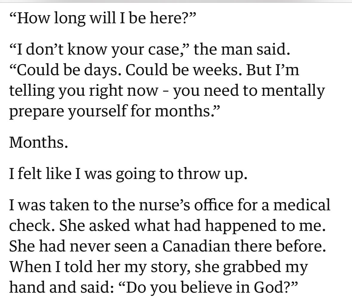jonfavs's tweet photo. Everyone read this. This is our country now. This is how we’re treating human beings who’ve committed no crimes. Evil. https://t.co/ERDBywnMVa