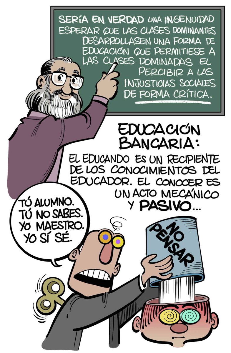 nolo14's tweet photo. EXTRA: Freire: "Educación bancaria".

Fuente: https://t.co/KWMDxNsdP4 https://t.co/WGCMGx8w6q