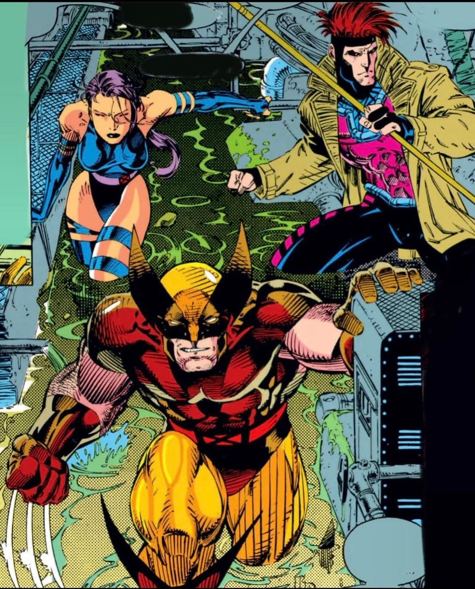 comicbookaddt's tweet photo. Psylocke, Gambit and Wolverine by Jim Lee (1991).
https://t.co/dkrZRF7gU0 https://t.co/Z93iJhp1aU
