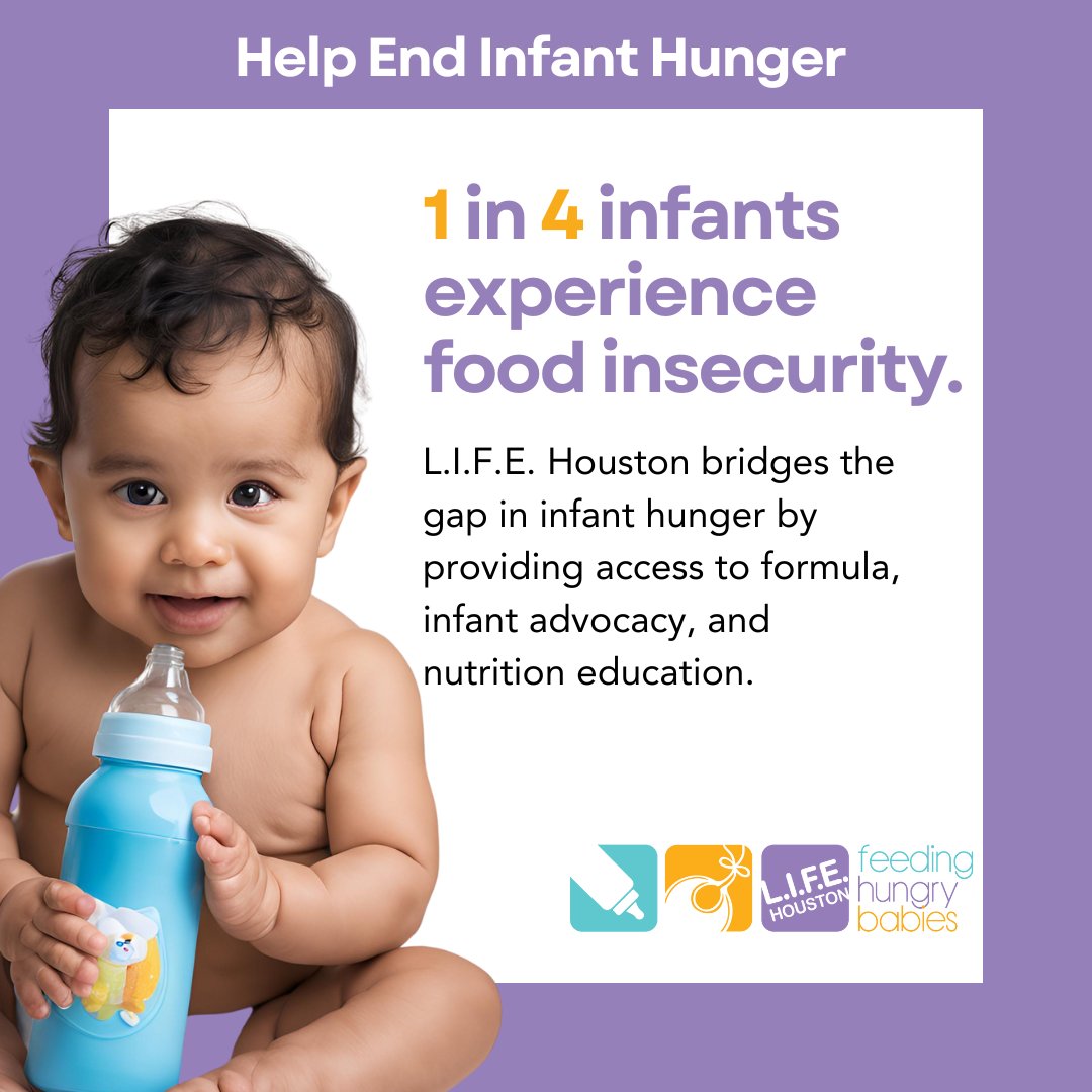 As the only infant formula bank in the Greater Houston area, L.I.F.E. Houston bridges the gap of infant hunger by providing access to formula, infant advocacy, and nutrition education, all aiming to improve the quality of life for our infants.
lifehouston.org/2025mdl