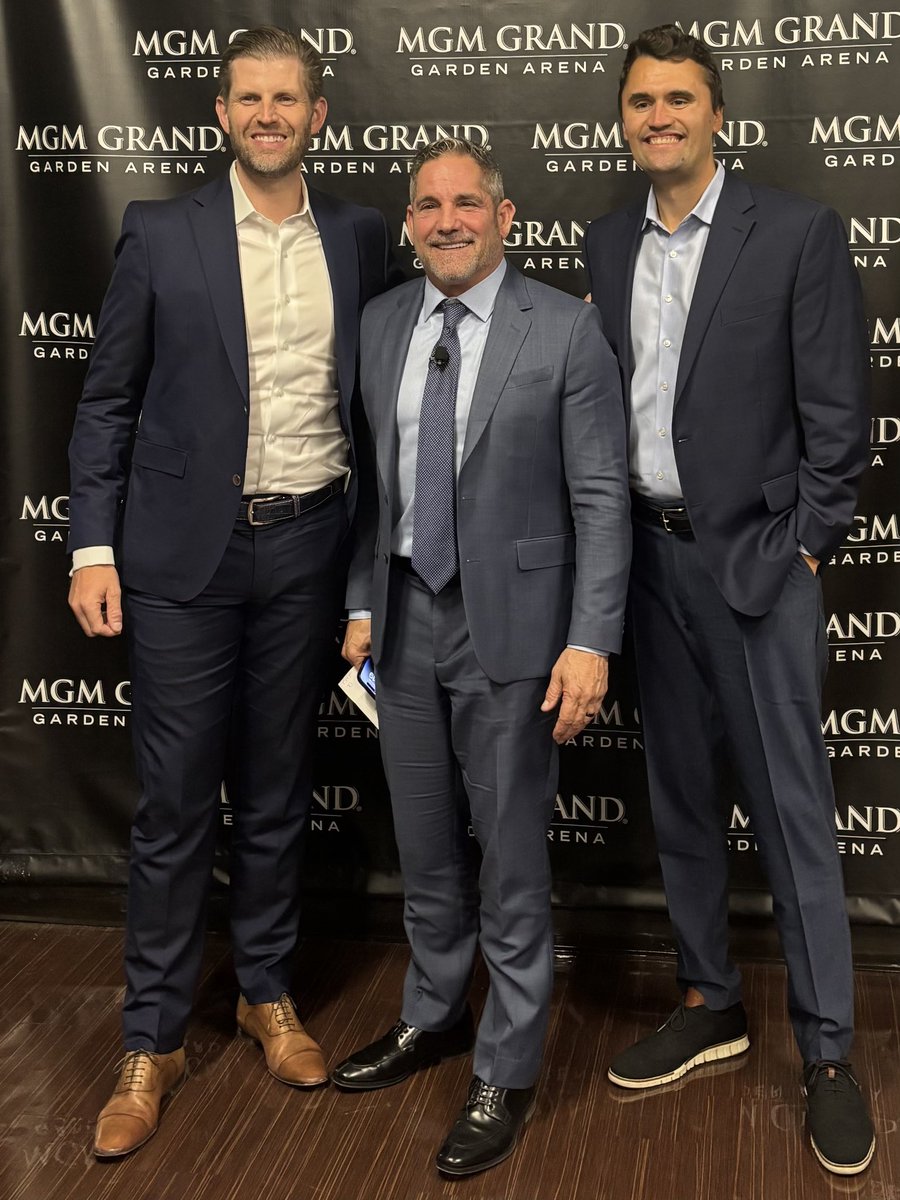 Amazing day hanging with two of the most successful &amp; patriotic entrepreneurs in America. 
<a href="/EricTrump/">Eric Trump</a> <a href="/charliekirk11/">Charlie Kirk</a>