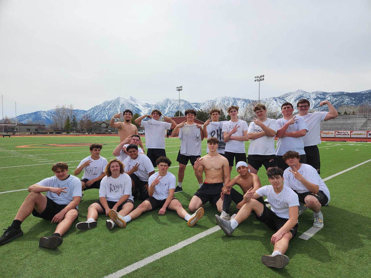 Competition Friday became Competition Wednesday due to district PD on Friday.  The Rhinos win for the 2nd week in a row!  They won 2 of 3 heats in the tire flip relay, sled relay, and medball relay!  #COV #compfriday #irontiger