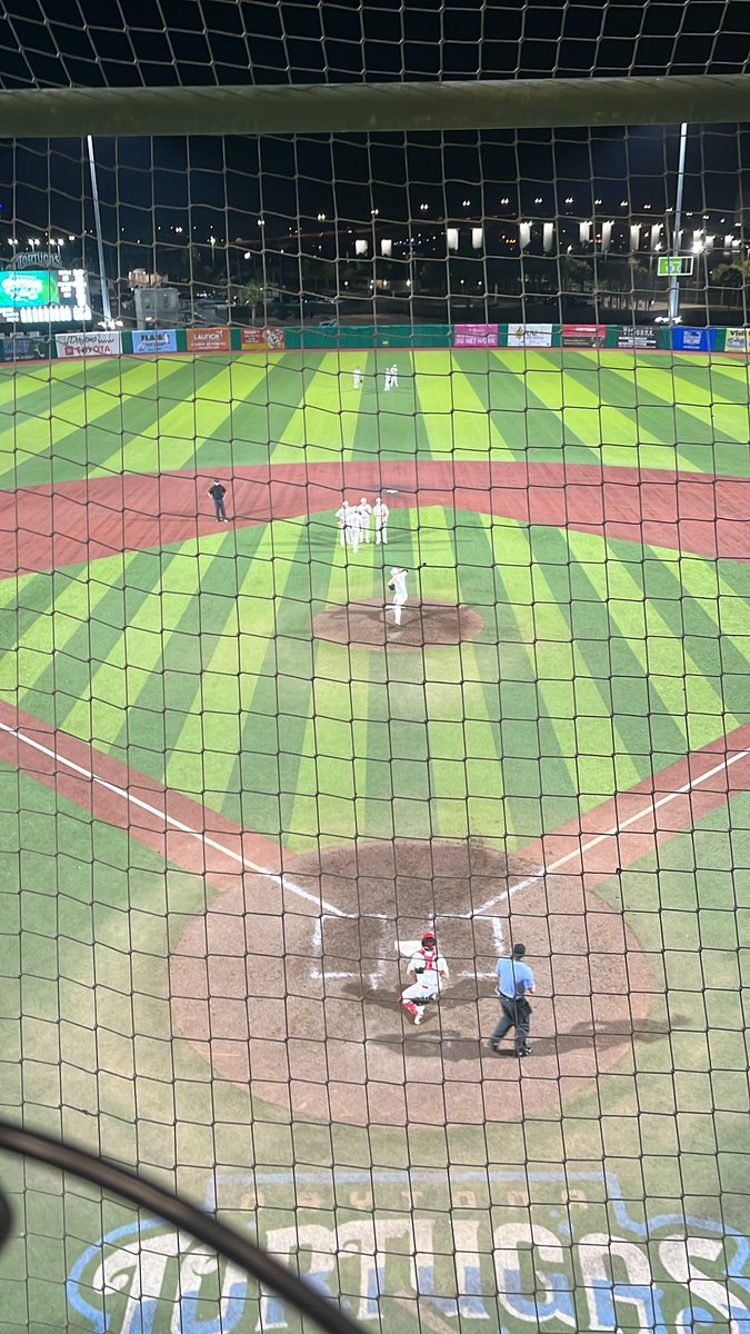 Tying run on 2nd with 2 outs. Gavin Duprey in trying to seal an upset win for the Knights on Schlick Sports!