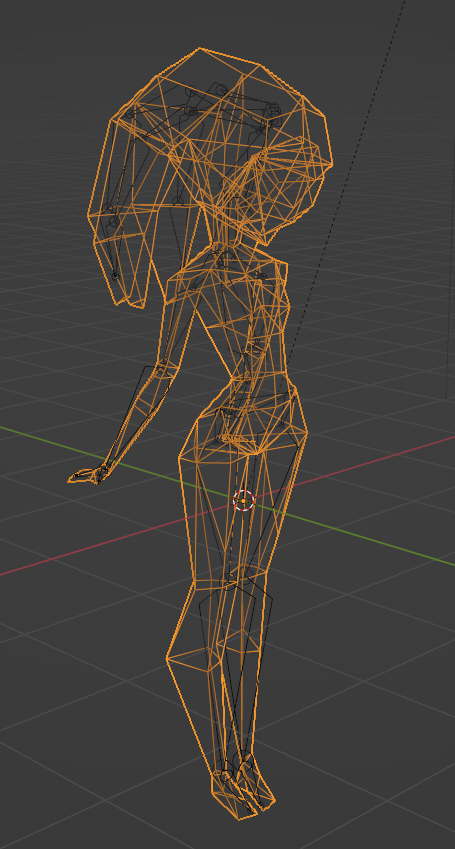 hardlyworking_g's tweet image. some updates on the model, with rigging. hopefully she'll make it into the game someday..