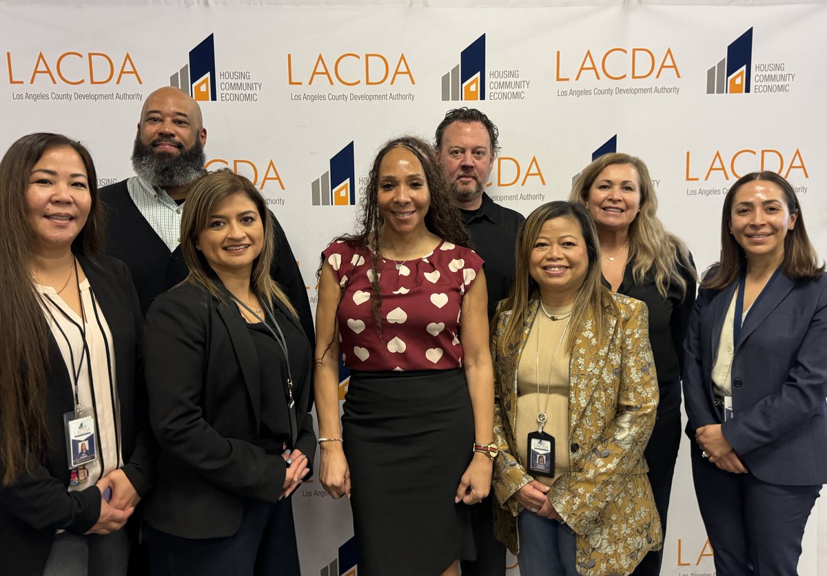 LACDevAuthority's tweet photo. Celebrating commitment! Last month, our Housing Assistance Division honored their team members with Employee Service Awards. This special event recognized employees who have reached 5, 10, and 20 years of service. Thank you to all our honorees for your hard work. #FBF #TeamLACDA https://t.co/aOnb3Pghnr