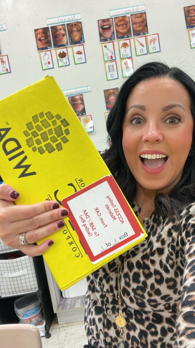 RachelHickeyESL's tweet photo. Another WIDA yellow box 📦 sealed and ready for pickup🥳! EL teachers know…this is the kind of closure we love to see. 🥳💙💛 #TestingSeasonDone
#ACCESS2025
#WIDA https://t.co/aSFbTKVQ9b