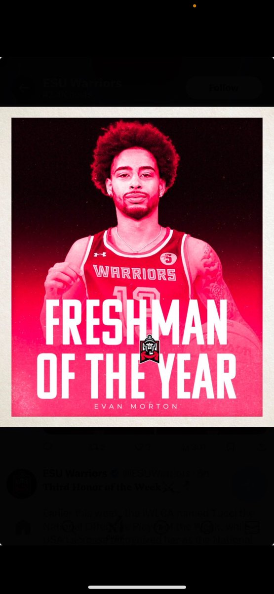 Evan Morton (@evanmorton0) on Twitter photo Thank you ESU for a great freshman year. I will be entering the transfer portal with 3 years left of eligibility‼️
<a href="/CoachStitzel/">Corey Stitzel</a> Thank you ESU for a great freshman year. I will be entering the transfer portal with 3 years left of eligibility‼️
<a href="/CoachStitzel/">Corey Stitzel</a>