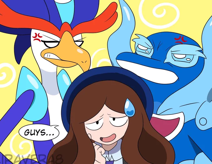 it's always so much fun giving unique personalities and backstories for the Pokémon I catch 