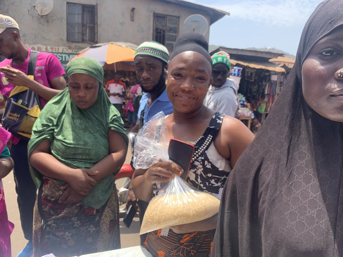 UndisputedReg's tweet image. Ramadan Promotion [Rice Truck] with @AfrimoneySL at 📍Jui