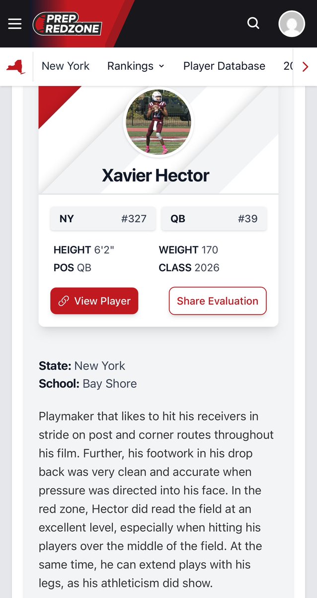 Xavier Hector (@xavierhector_) on Twitter photo Thank you <a href="/didomenicomatt5/">Matt Di Domenico</a> and <a href="/PrepRedzoneNY/">Prep Redzone New York</a> for the write up!
prepredzone.com/2025/03/recrui… Thank you <a href="/didomenicomatt5/">Matt Di Domenico</a> and <a href="/PrepRedzoneNY/">Prep Redzone New York</a> for the write up!
prepredzone.com/2025/03/recrui…