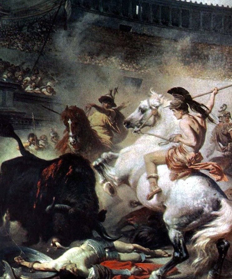 unconquered_sol's tweet photo. In the Circus Maximus in Rome 
— Alexander von Wagner (1838–1919) https://t.co/765VsAd1rR