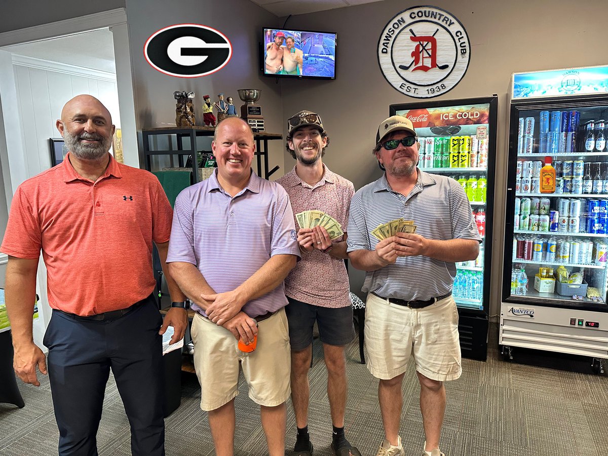 Our Wednesday Men’s Scramble Winners  #theoriginaldcc