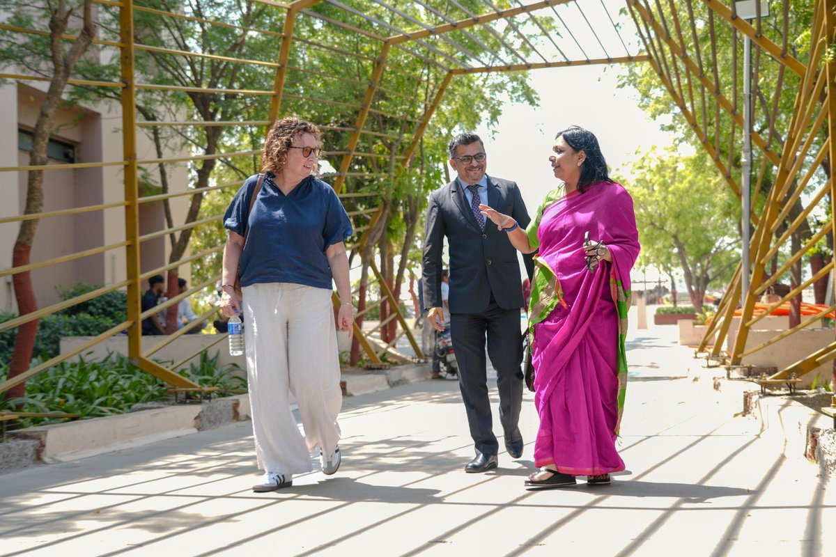 DEVANSHU (@drdevanshupatel) on Twitter photo Ms. Margaret Anderson, Deputy Director of <a href="/waikato/">The University of Waikato 🎓</a> , visited <a href="/ParulUniversity/">Parul University</a> to discuss student exchange, international pathways, and research collaborations. Her insights are opening doors for global academic partnerships and cross-border innovation. Ms. Margaret Anderson, Deputy Director of <a href="/waikato/">The University of Waikato 🎓</a> , visited <a href="/ParulUniversity/">Parul University</a> to discuss student exchange, international pathways, and research collaborations. Her insights are opening doors for global academic partnerships and cross-border innovation.