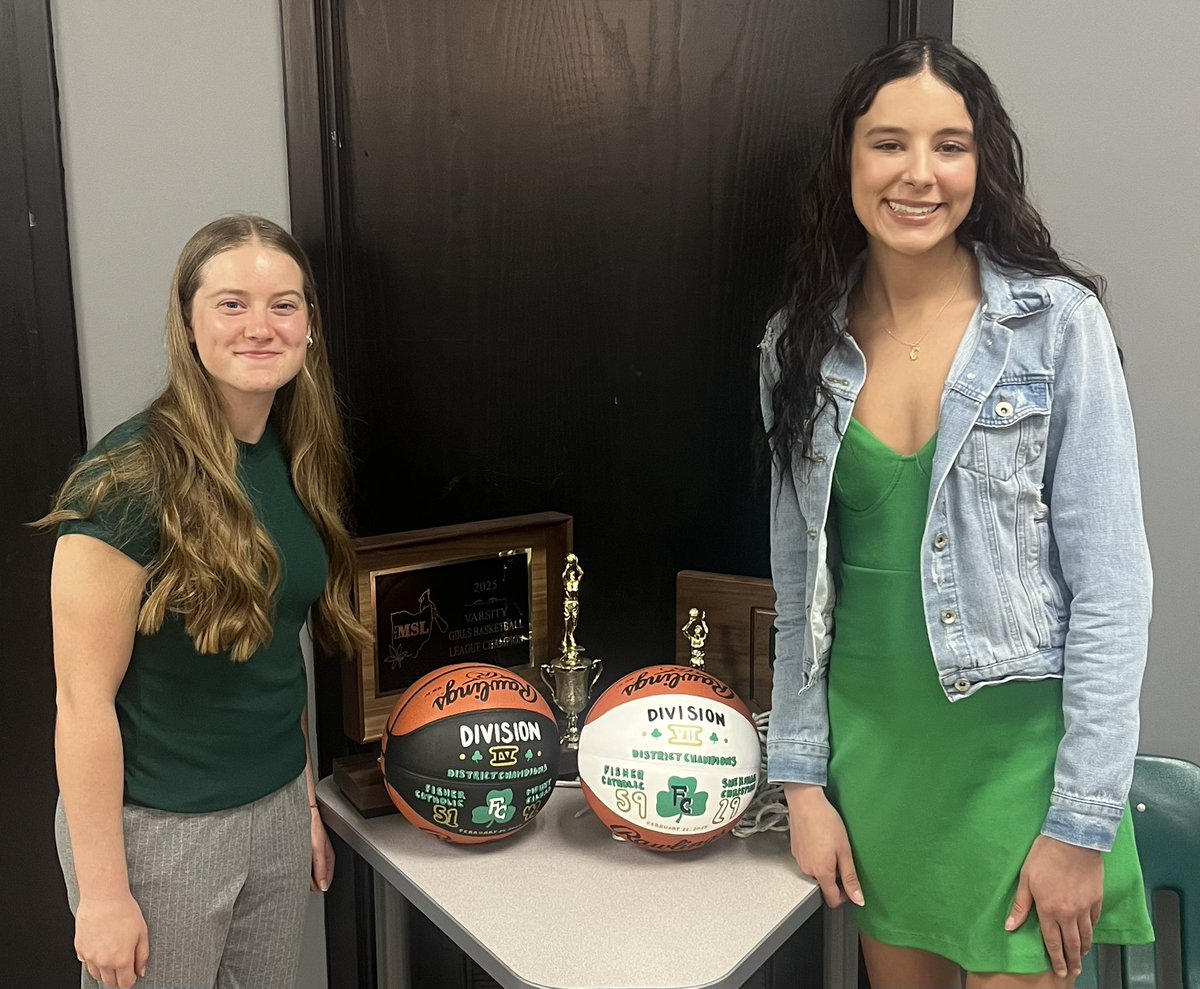 Good ending to a great season! We were led by these two seniors: Charli Gillum and Sydney Ellis!