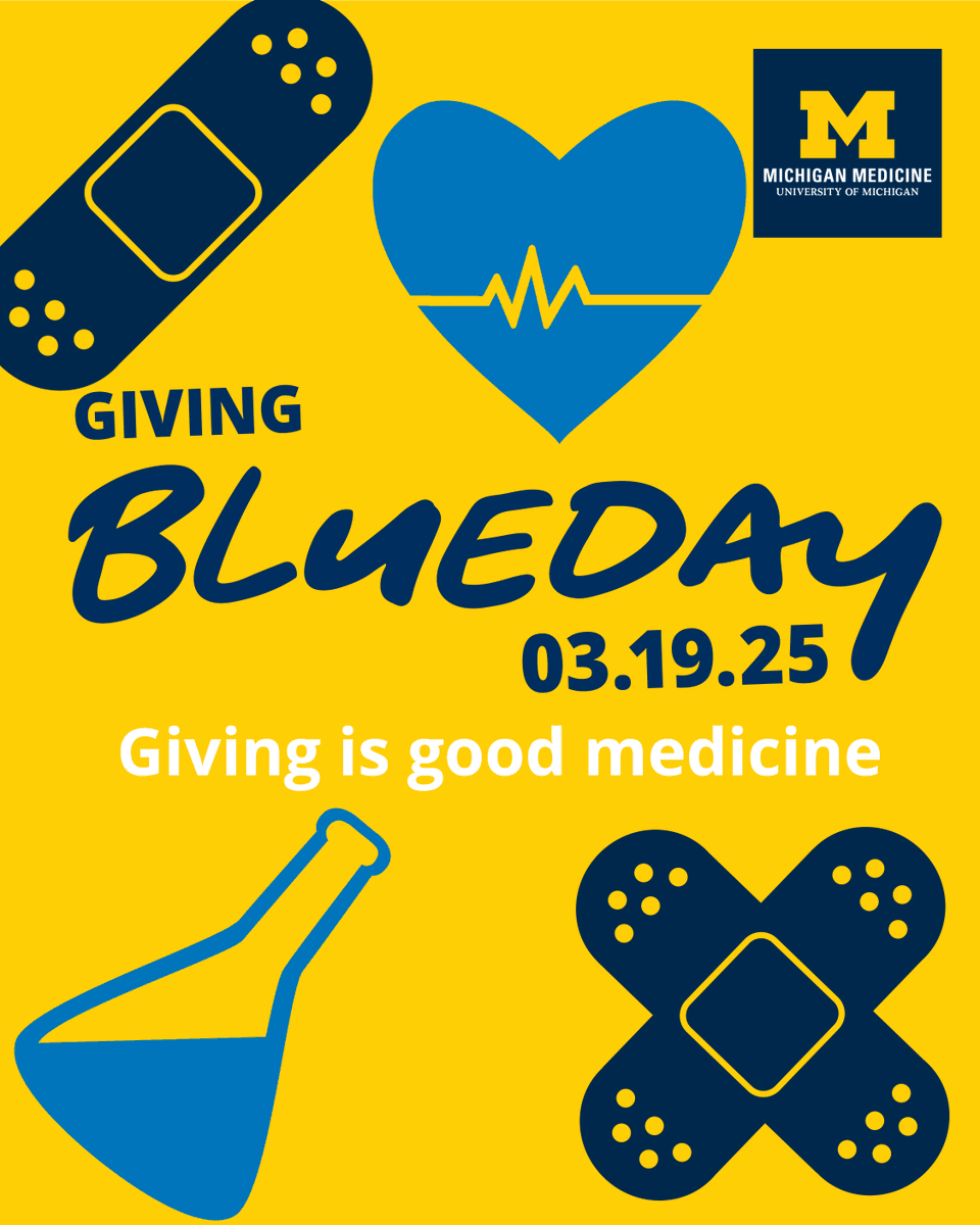 Today is #GivingBlueday! It’s time to change lives and shape the future with Michigan Medicine. Please consider giving to the Jerome Jacobson International Program at the Kellogg Eye Center. Gifts of every size make a difference! michmed.org/XWR2m
