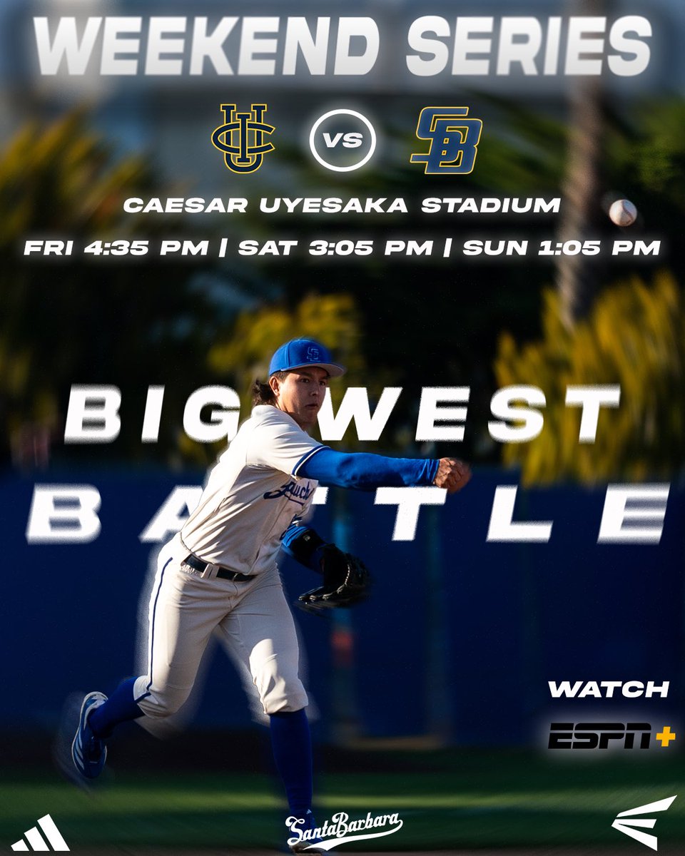 Back to it in the 805 🙌

The Chos host UC Irvine in a three game set this weekend!

#GoChos