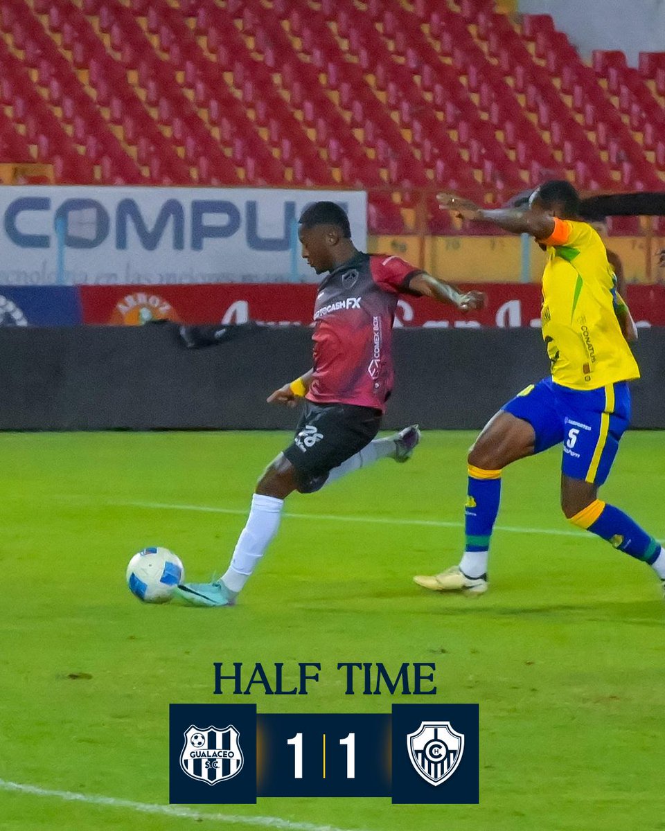 FINAL DEL PRIMER TIEMPO

Gualaceo 1 - Chacaritas 1 (Jimmy Mina)
#SerieB #Ligapro

#VamosChaca 💙💛