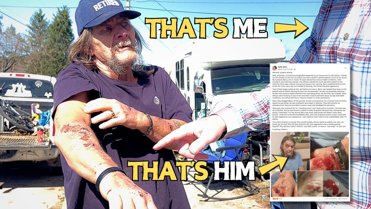 johnbryanesq's tweet image. You sent me this viral Facebook Post about what cops did to this elderly veteran, so I showed up
Video Link 👇