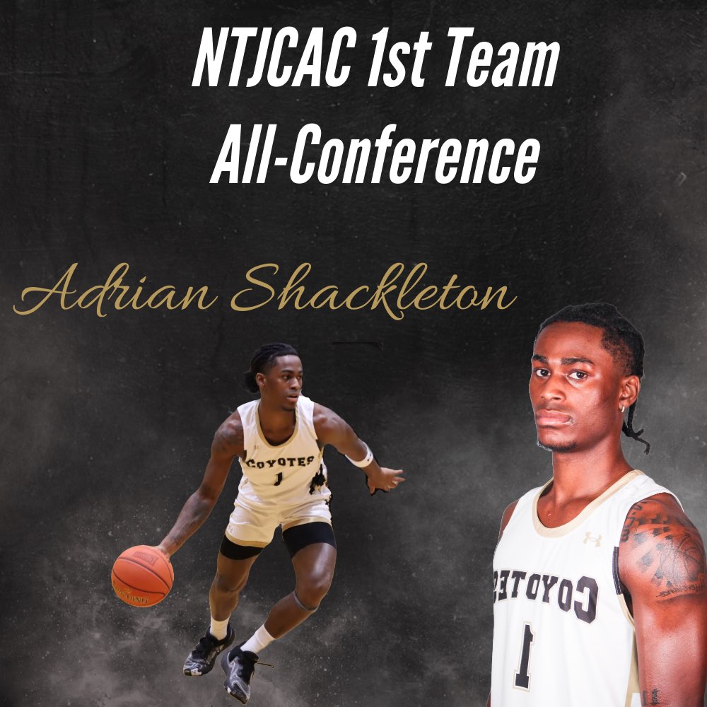 Weatherford College Men's Basketball (@weatherfordmbb) on Twitter photo Congrats Adrian!! (β¦<a href="/adrianshack1/">adrian shackleton</a>β©) Capped off a great freshman season by being named 1st Team All-Conference! Future is bright! π€ππΊππ― Congrats Adrian!! (β¦<a href="/adrianshack1/">adrian shackleton</a>β©) Capped off a great freshman season by being named 1st Team All-Conference! Future is bright! π€ππΊππ―