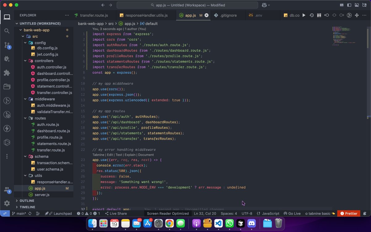 heyrapto's tweet image. Cleanest backend codebase you might see today ✨