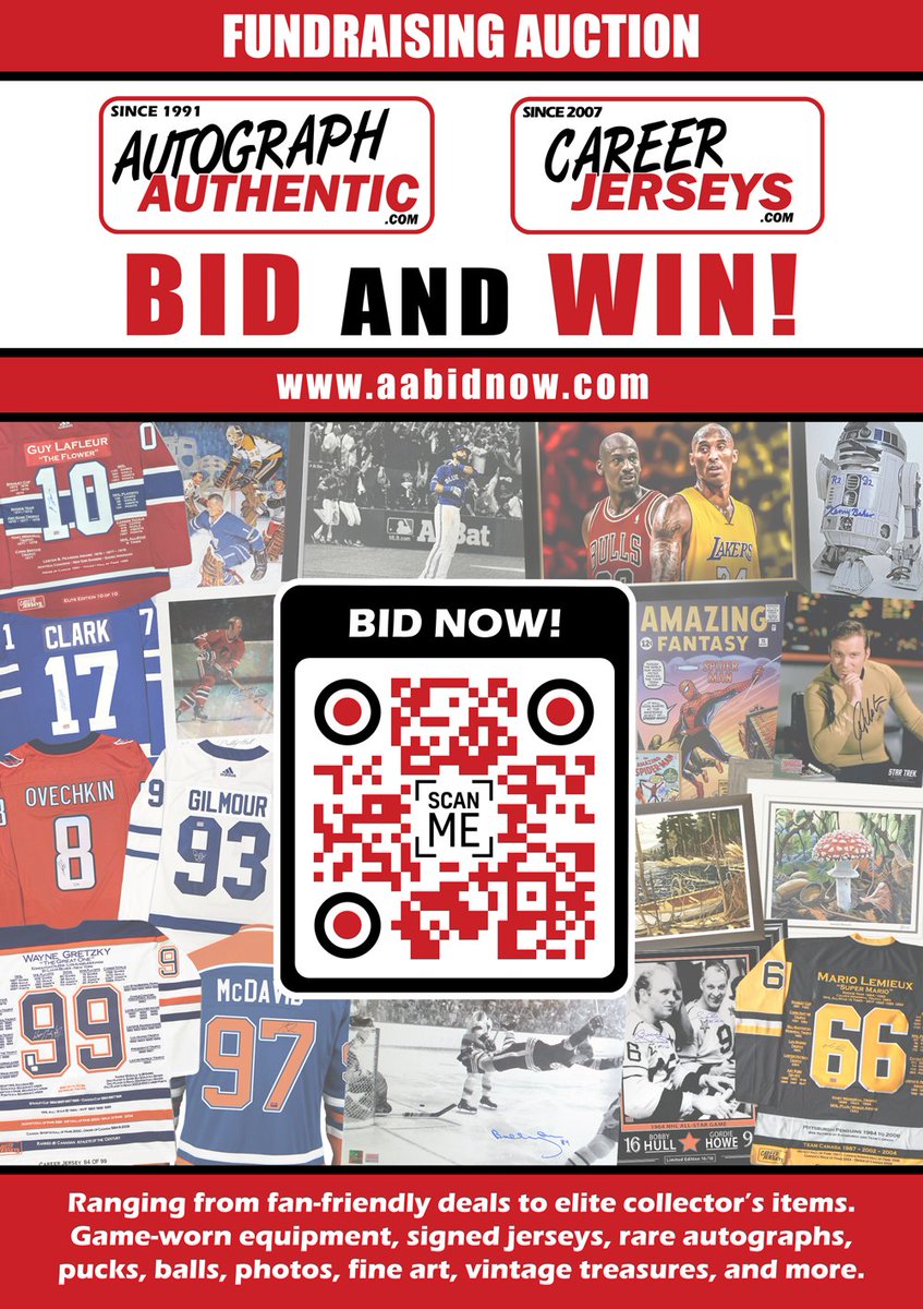 BID &amp; WIN! Amazing Auction Items Ending Tonight At 11pm EST 💥💥 - mailchi.mp/autographauthe…
