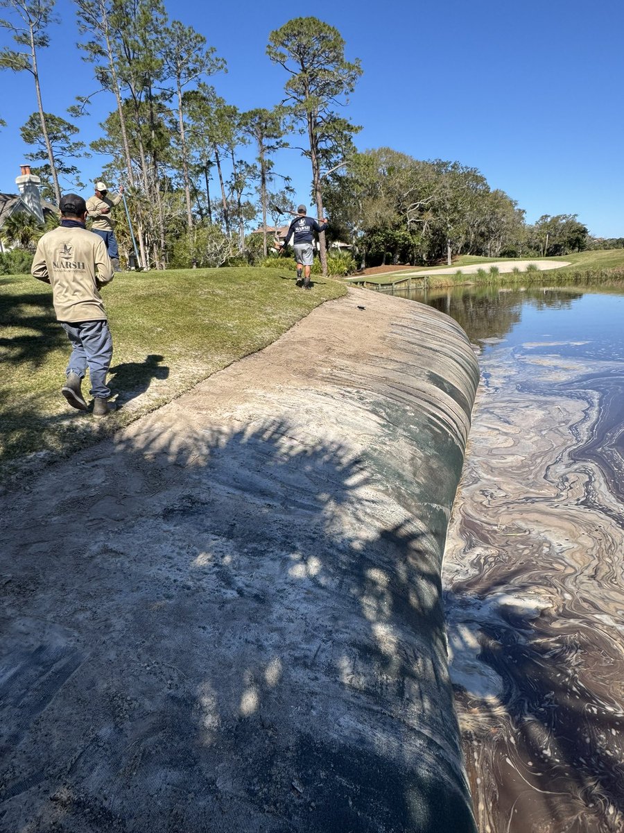 Marsh Management Systems (@marshsystems) on Twitter photo Quick little before and after of a project we started and completed today at Amelia Island. Using the <a href="/SoxErosion/">SOX Erosion Solutions</a> material we were able to reshape and secure this tee box. #erosion #lakebanks #erosioncontrol Quick little before and after of a project we started and completed today at Amelia Island. Using the <a href="/SoxErosion/">SOX Erosion Solutions</a> material we were able to reshape and secure this tee box. #erosion #lakebanks #erosioncontrol