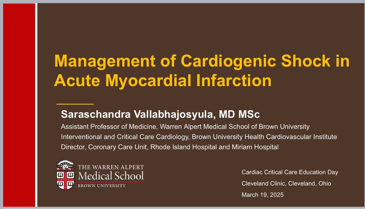 Saraschandra Vallabhajosyula, MD MSc (@sarasvallabhmd) on Twitter photo Had a wonderful time at <a href="/ClevelandClinic/">Cleveland Clinic</a> <a href="/CCF_PCCM/">CCF Pulmonary and Critical Care Fellows</a> fellows discussing #CardiogenicShock on their #CriticalCareCardiology Education Day! Many thanks <a href="/RanLeeMD/">Ran Lee, MD, FACC</a>, <a href="/AndrewHigginsMD/">Andrew Higgins</a>, <a href="/NealChaisson/">Neal Chaisson</a> for the kind invite. Loved lunch with <a href="/siddharth_dugar/">Siddharth Dugar MD FCCM,FCCM,FASE</a>. <a href="/BrownMedicine/">The Warren Alpert Medical School</a> <a href="/BrownUnivHealth/">Brown University Health</a> Had a wonderful time at <a href="/ClevelandClinic/">Cleveland Clinic</a> <a href="/CCF_PCCM/">CCF Pulmonary and Critical Care Fellows</a> fellows discussing #CardiogenicShock on their #CriticalCareCardiology Education Day! Many thanks <a href="/RanLeeMD/">Ran Lee, MD, FACC</a>, <a href="/AndrewHigginsMD/">Andrew Higgins</a>, <a href="/NealChaisson/">Neal Chaisson</a> for the kind invite. Loved lunch with <a href="/siddharth_dugar/">Siddharth Dugar MD FCCM,FCCM,FASE</a>. <a href="/BrownMedicine/">The Warren Alpert Medical School</a> <a href="/BrownUnivHealth/">Brown University Health</a>