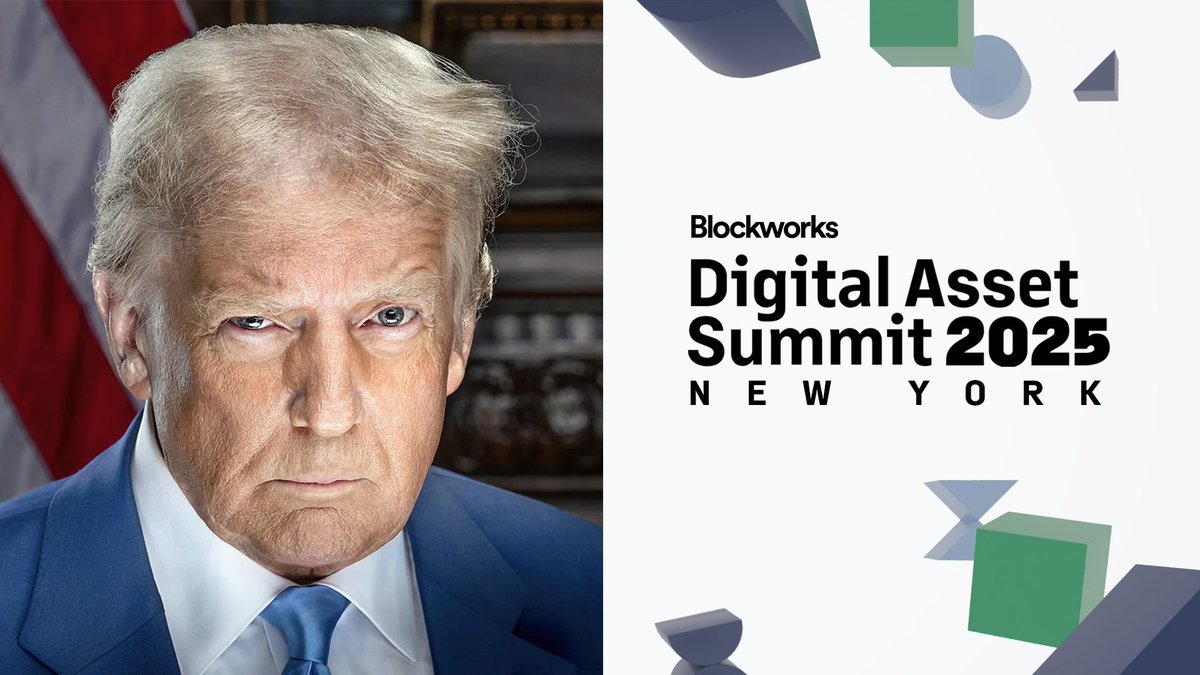 CryptoBusy (@cryptobusy) on Twitter photo 🔥 BREAKING:
TRUMP WILL SPEAK AT THE DIGITAL ASSET SUMMIT NEW YORK TOMORROW!
Source: <a href="/Blockworks_/">Blockworks</a> 🔥 BREAKING:
TRUMP WILL SPEAK AT THE DIGITAL ASSET SUMMIT NEW YORK TOMORROW!
Source: <a href="/Blockworks_/">Blockworks</a>