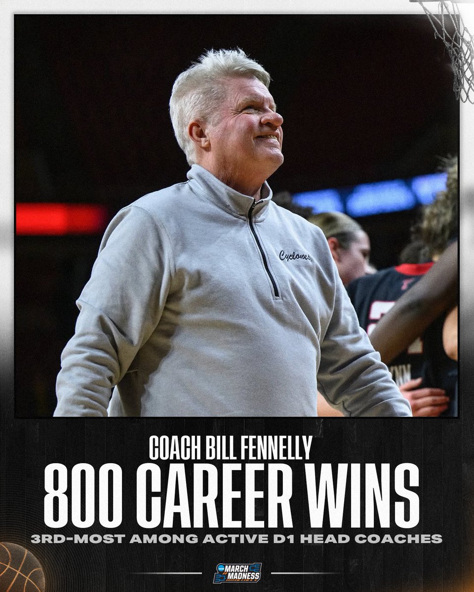 Coach Bill Fennelly is making his mark 👏🙌

#MarchMadness x <a href="/CycloneWBB/">Cyclone Basketball</a>