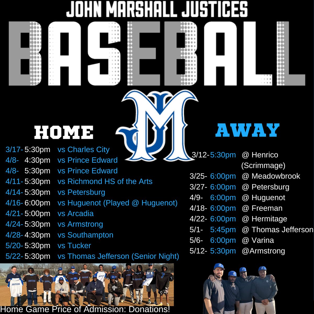 John Marshall Baseball tweet media