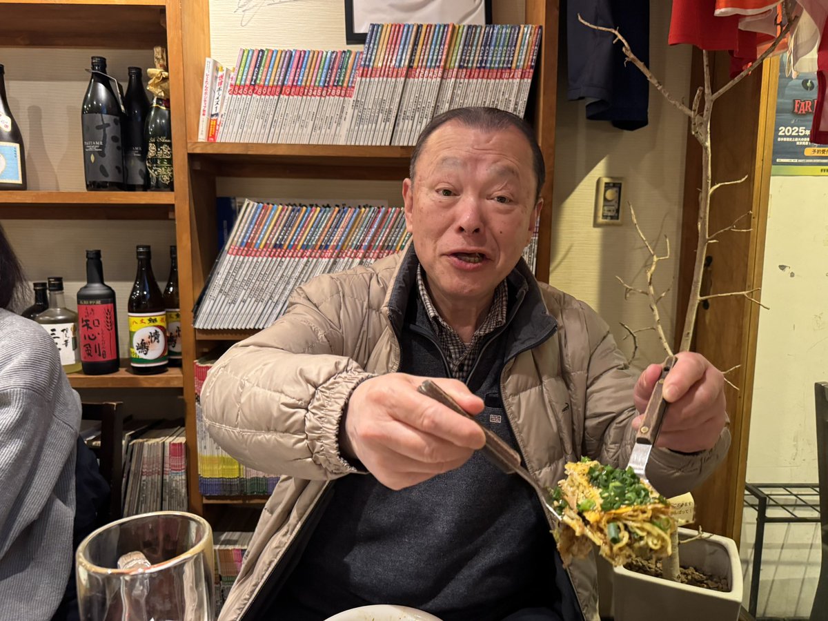 posidrive3's tweet photo. スイングバーの発明家滝口峰雄さんと食事 https://t.co/2zR2yPxPUk