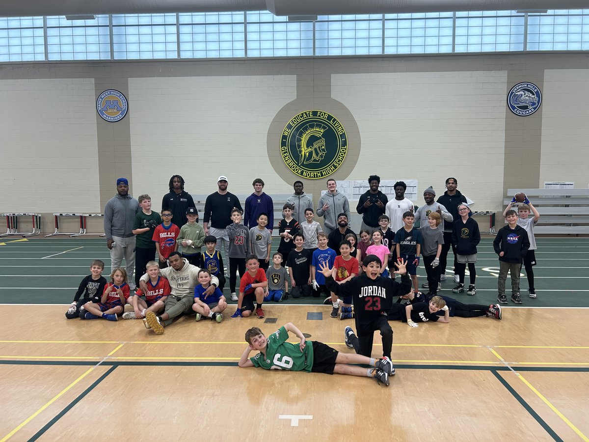 Another great day with <a href="/GBNJrSpartans/">Glenbrook North Jr Spartan Football and Cheer</a>!