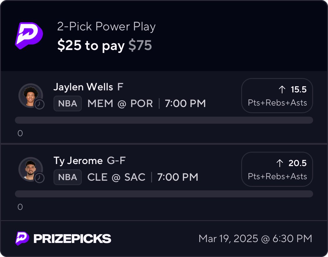 RS3Props's tweet image. NBA 🔒

#GamblingX | #PrizePicks | #nba | #nbaprizepicks | #Underdog 

prizepicks.onelink.me/gCQS/shareEntr…