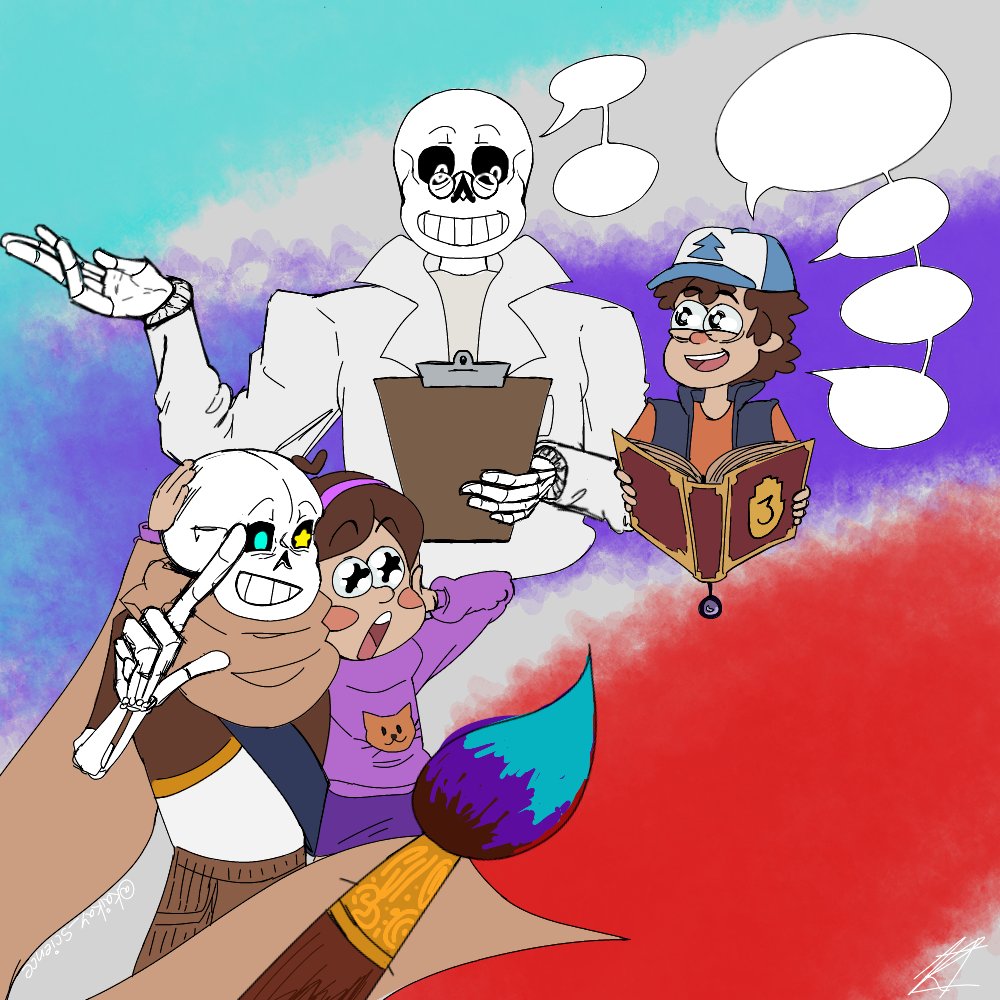 phdinjigglephys's tweet image. i had a vision

#inksans #sciencesans #dipperpines #mabelpines #GravityFalls #undertaleAU