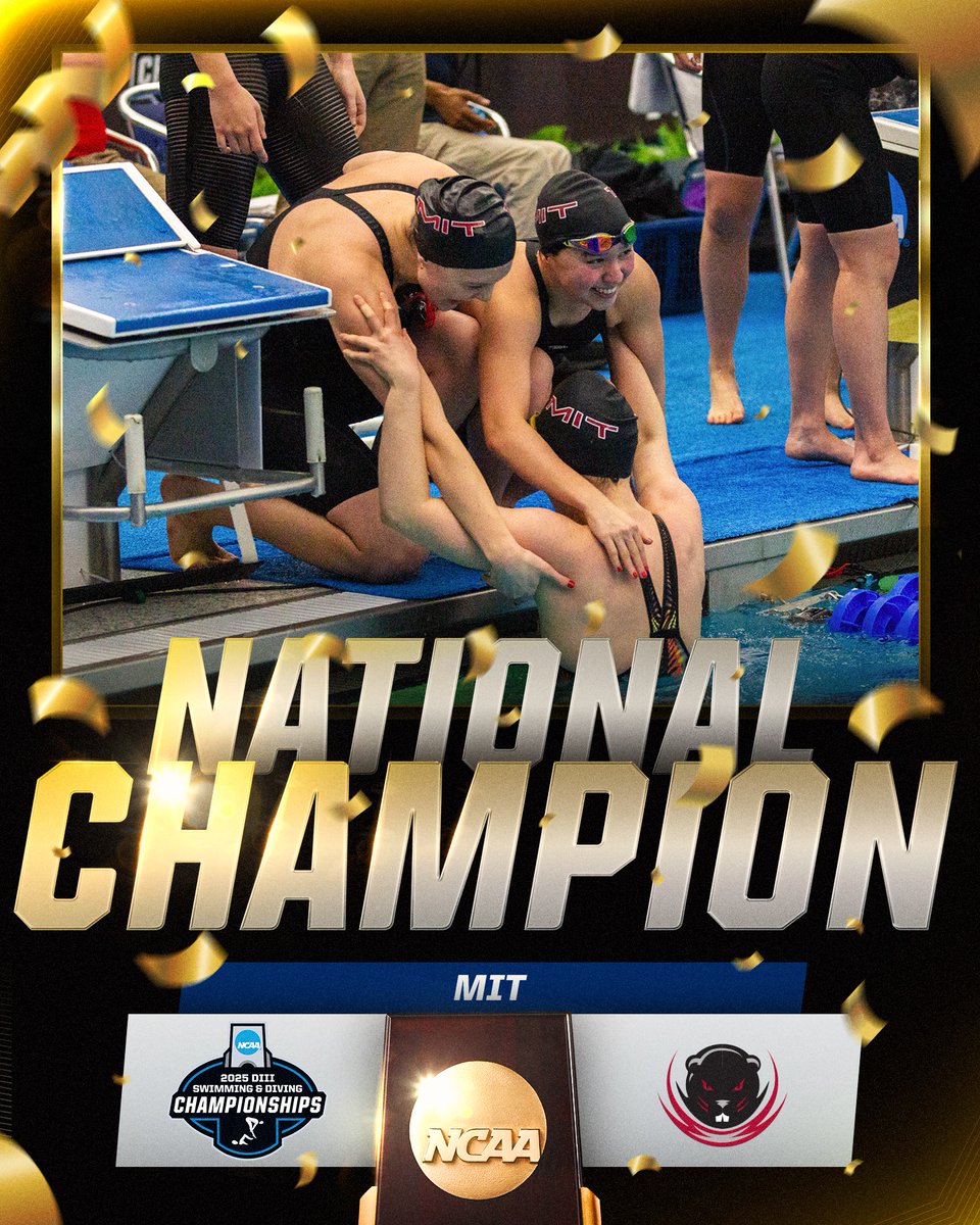 MIT’s Women’s 400 Medley Relay team leaves no doubt—National Champions!

#WhyD3 ┃ #D3swim