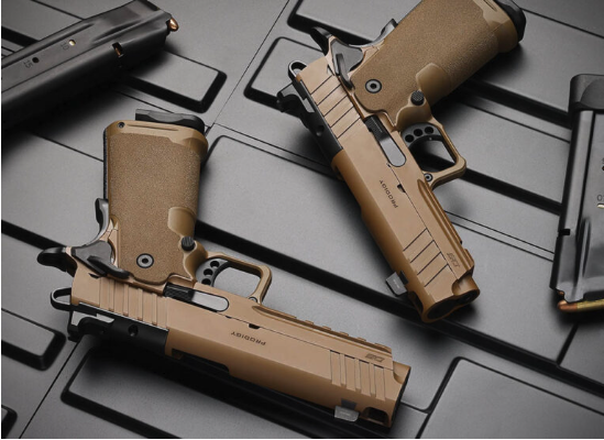 GunBroker's tweet photo. New Release: Springfield Announces Coyote Brown 1911 DS Prodigy Comp 9mm
Read more:  https://t.co/Snoy4RAnSp

#SpringfieldArmory #SpringfieldProdigy #9mm https://t.co/vlGM2FZ6bN