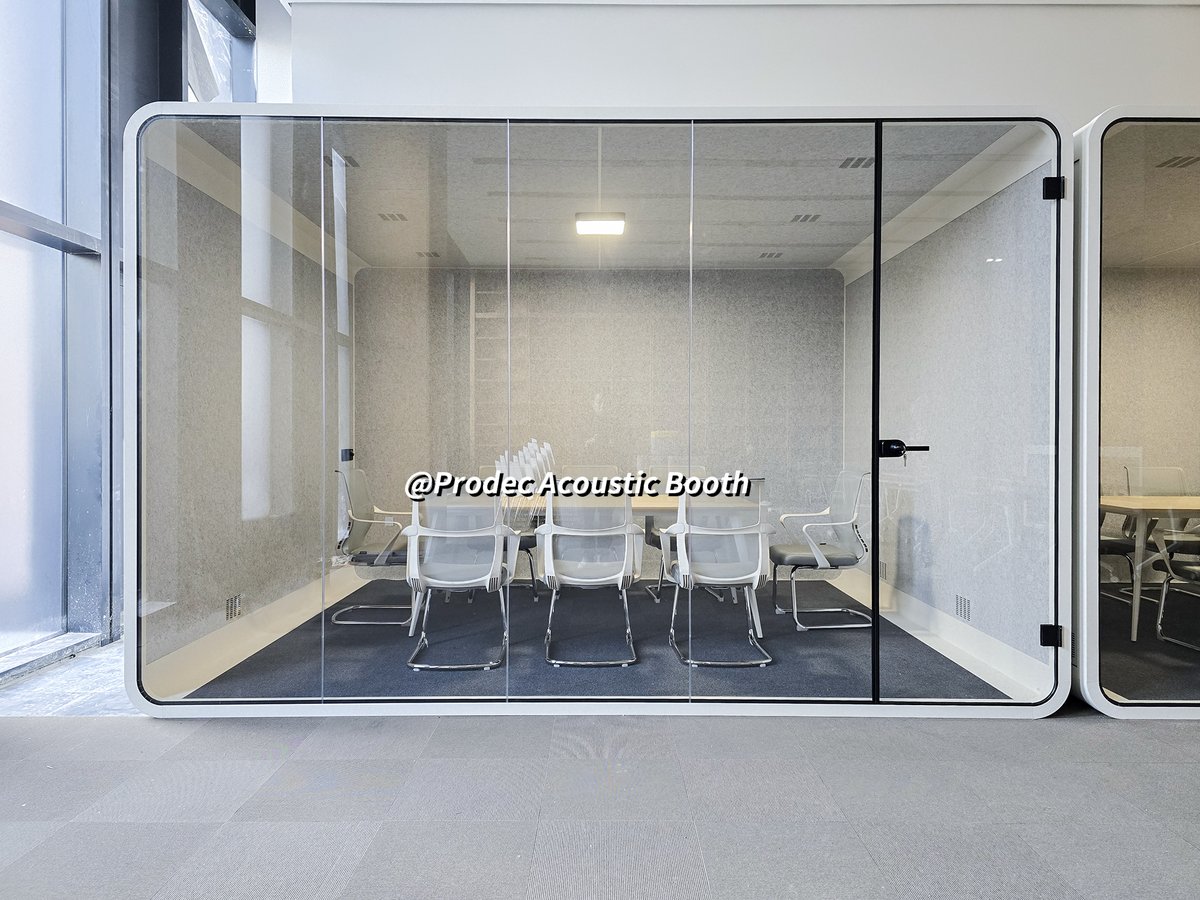 AcousticProdec's tweet image. Running out of meeting rooms? 🚀
Check out this custom-built 8-person soundproof pod! Perfect for companies with limited meeting space.

Ideal for brainstorming sessions or team meetings! 💡✨

#Prodecacoustic #OfficeSolutions #SoundproofPod #MeetingRoom #soundproofbooth
