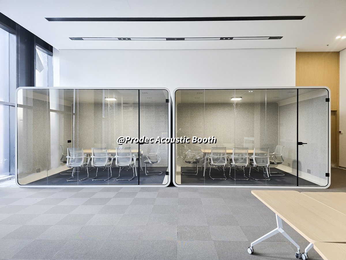 AcousticProdec's tweet image. Running out of meeting rooms? 🚀
Check out this custom-built 8-person soundproof pod! Perfect for companies with limited meeting space.

Ideal for brainstorming sessions or team meetings! 💡✨

#Prodecacoustic #OfficeSolutions #SoundproofPod #MeetingRoom #soundproofbooth