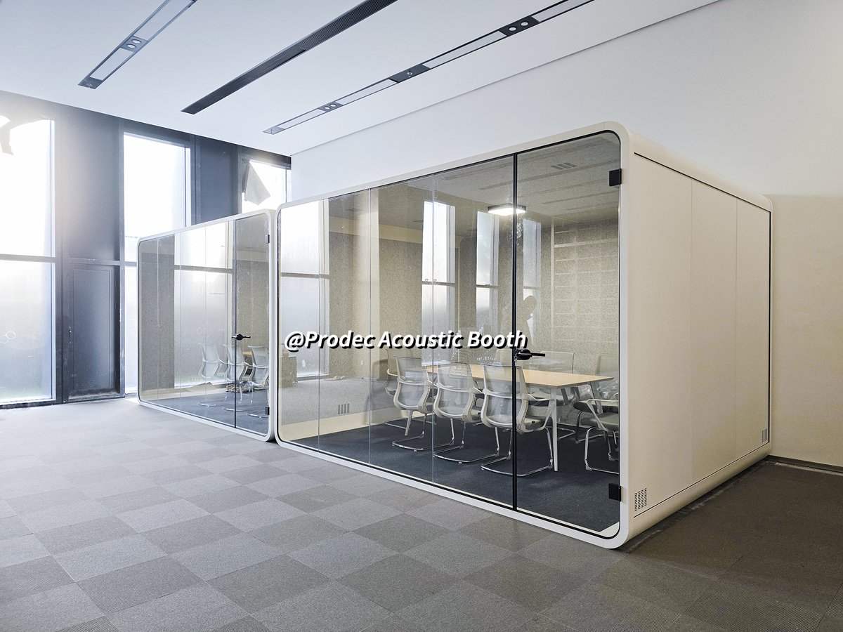 AcousticProdec's tweet image. Running out of meeting rooms? 🚀
Check out this custom-built 8-person soundproof pod! Perfect for companies with limited meeting space.

Ideal for brainstorming sessions or team meetings! 💡✨

#Prodecacoustic #OfficeSolutions #SoundproofPod #MeetingRoom #soundproofbooth