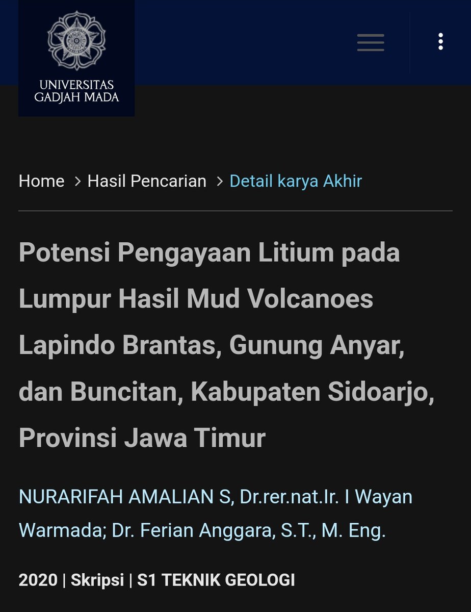 <a href="/zakiberkata/">Georitmus 🇮🇩</a> Tinggal tunggu siapa si serakah yang bakal eksploitasi lumpur lapindo ini.