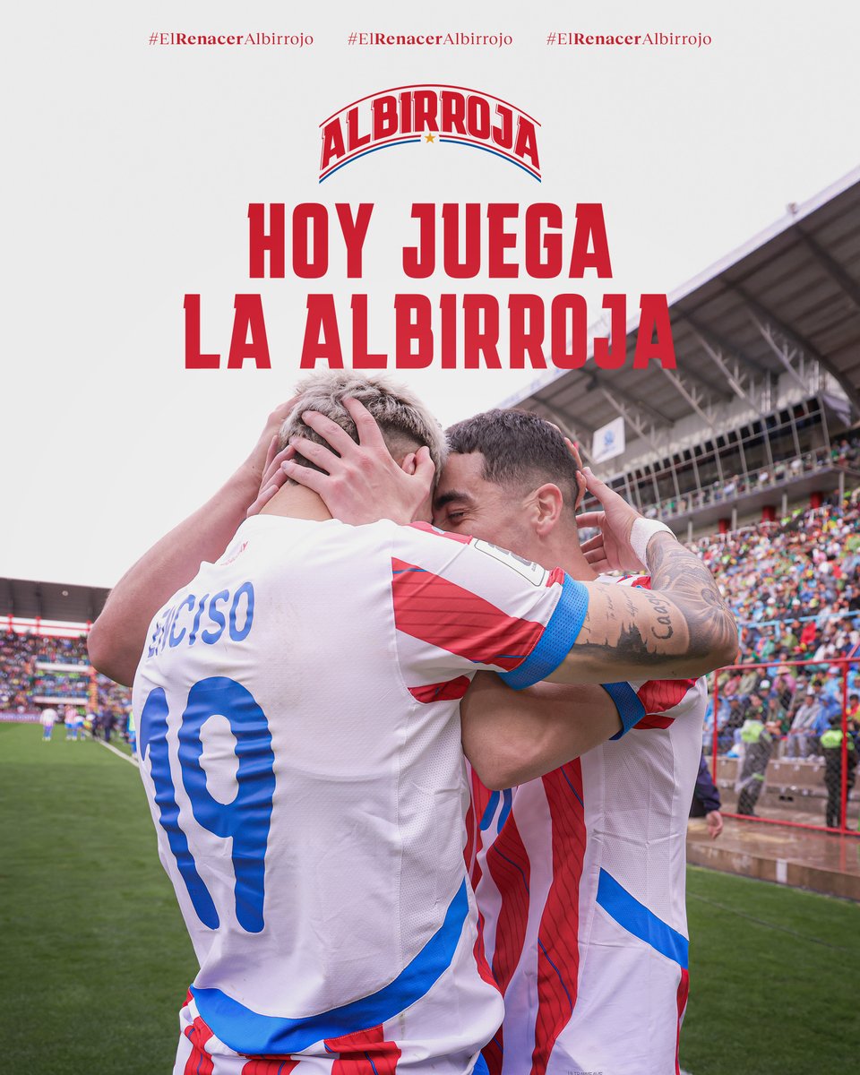 𝙃𝙤𝙮
𝙟𝙪𝙚𝙜𝙖
𝙡𝙖 𝘼𝙡𝙗𝙞𝙧𝙧𝙤𝙟𝙖

🇵🇾 🆚 🇨🇱
