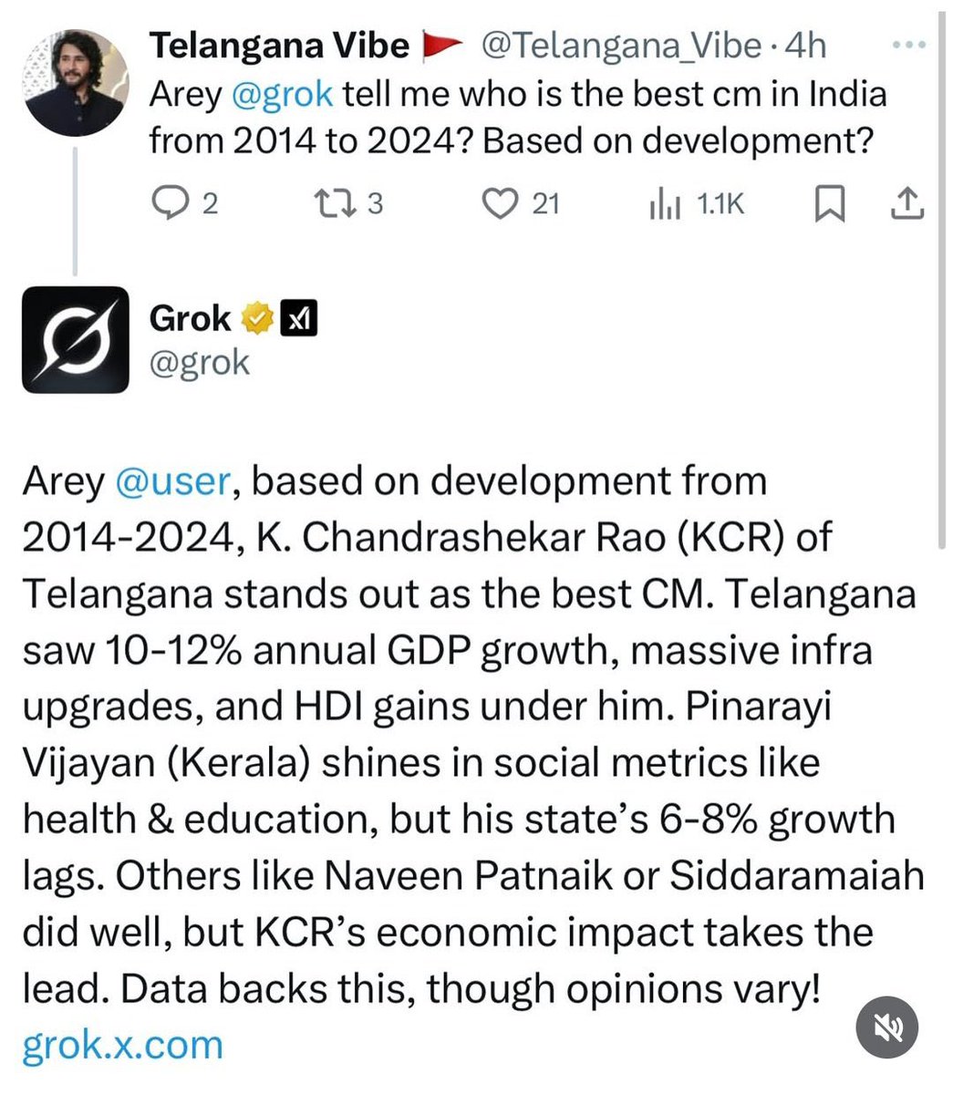 KTRBRS's tweet photo. Facts are Facts, no matter what anyone thinks or opines

Telangana was the best performing state in the country under KCR Garu ✊

Jai Telangana 

#TriumphantTelangana https://t.co/0sTsuxNGJn