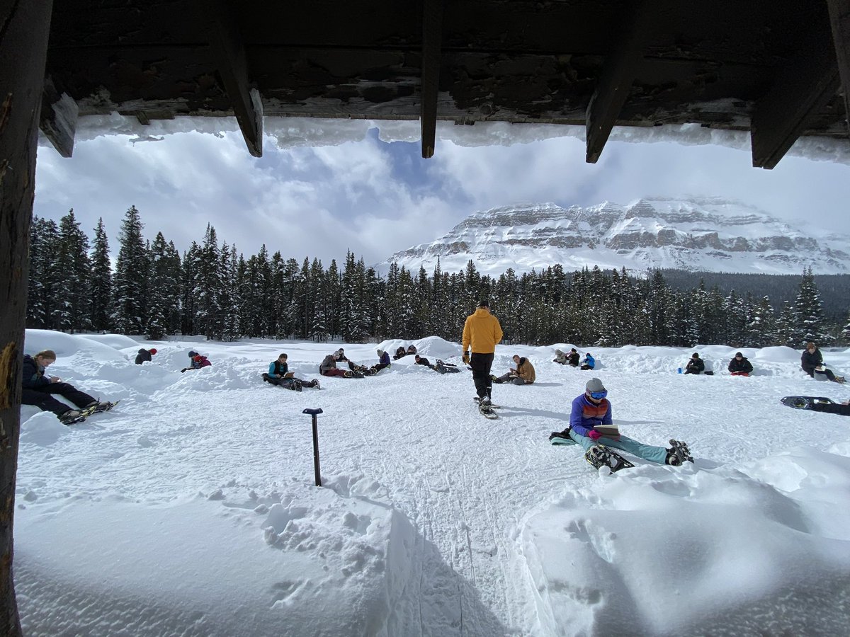 Gr 9 SnowCaving. 
Watching them push their limits, embrace discomfort, &amp; lean on each other was a reminder of why I do this work.

Outdoor Ed isn’t just about survival skills—it’s about resilience, leadership, &amp; shared moments that shape who we become.

Proud. Grateful. Inspired.