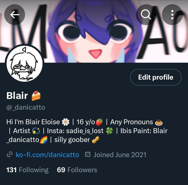 Blair tweet media