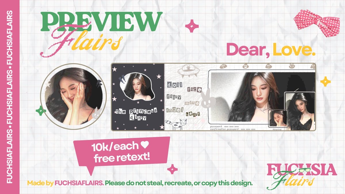 fakta's tweet image. HELP REPOST! 🐠🫧🎀

hAAAi, aku ada layout ready stock cute girly: KARINA, NINGNING, CARMEN, STELLA ♥︎

💸 10k/each (free retext)
💌 bisa by request harga sama

yUUkK, kalau minat boleh DM aja yaa! 🍅🤍
#zonauang