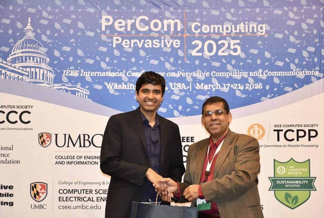 It was a pleasure to present the opening keynote address at IEEE PerCom 2025 in Washington DC. In my talk "Exploring new frontiers for pervasive wireless", I presented our lab's exciting work in wireless sensing and actuation. A truly fun time for pervasive computing!